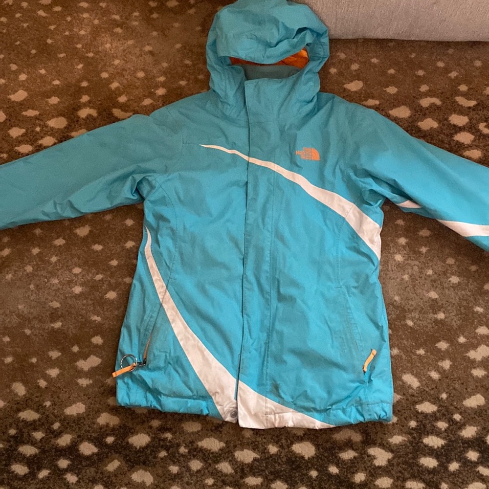 North face ski jacket one season use